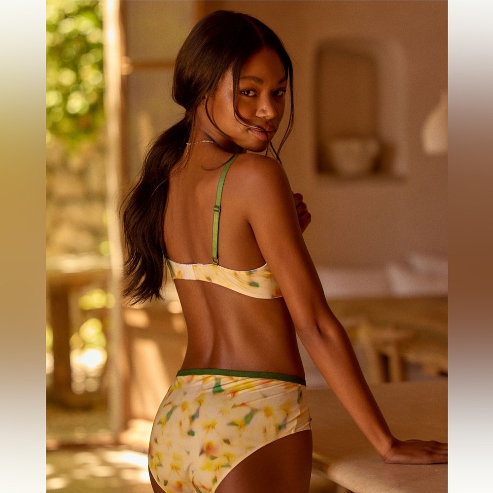 ANTHROPOLOGIE LYREBIRD STRETCH SATIN BRA - Picture 3 of 7